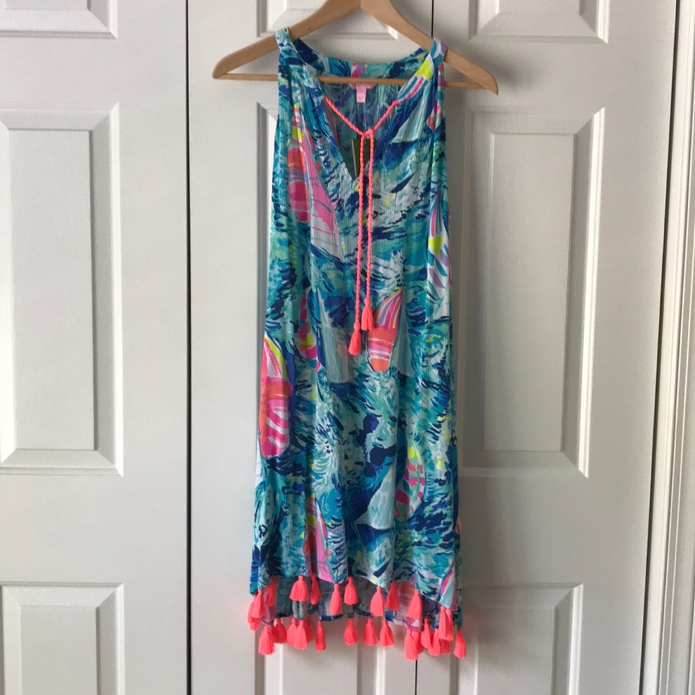 NWT Lilly Pulitzer Roxi Dress Hey Bay Bay Size M